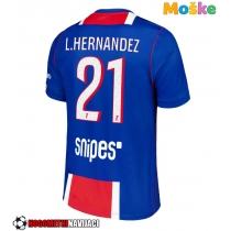 Moške Nogometnih dresov Paris Saint-Germain Lucas Hernandez #21 Domači 2026-27 Kratki rokavi